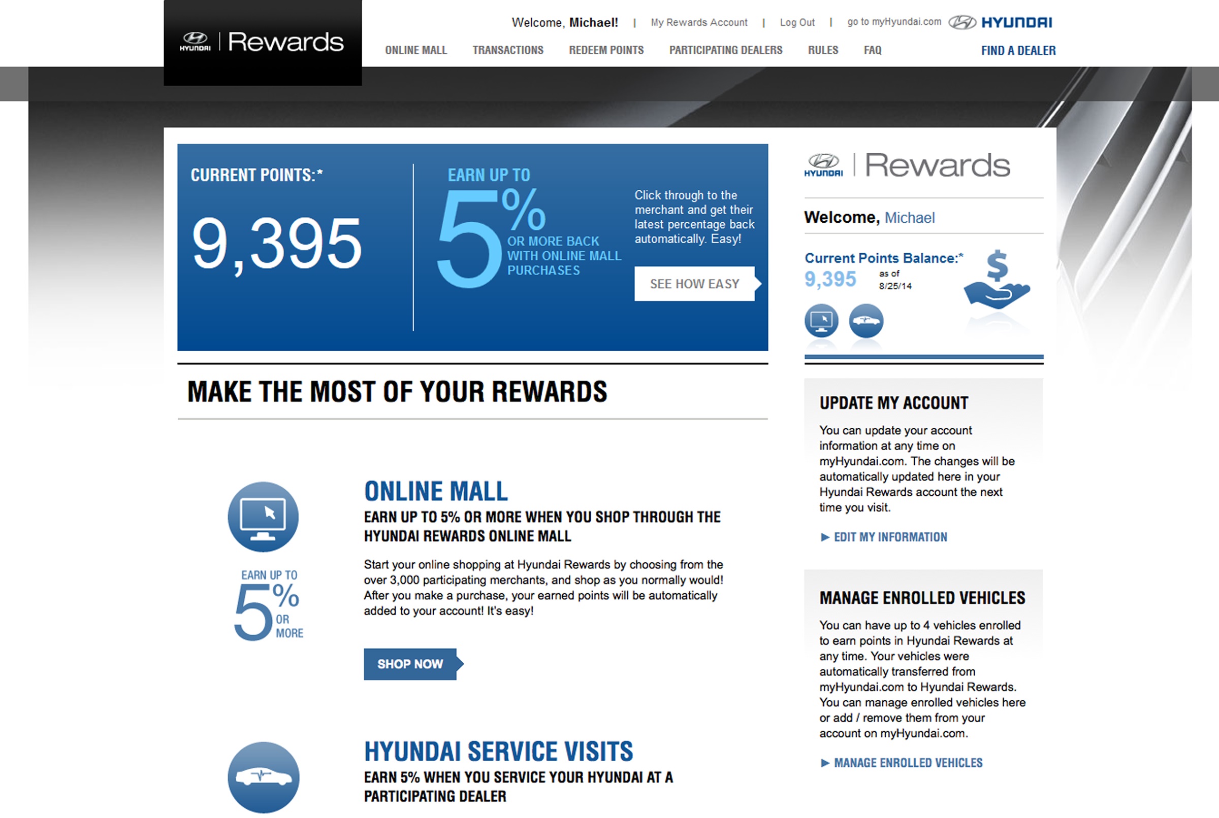 HYUNDAI LAUNCHES INNOVATIVE REWARDS PROGRAM - Hyundai Newsroom