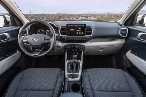 2022 Hyundai Venue interior